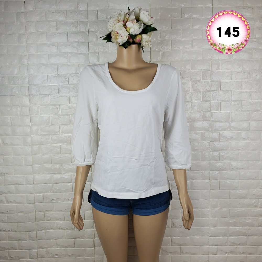 newport news white xl long sleeve blouse ( 5 for $20 )